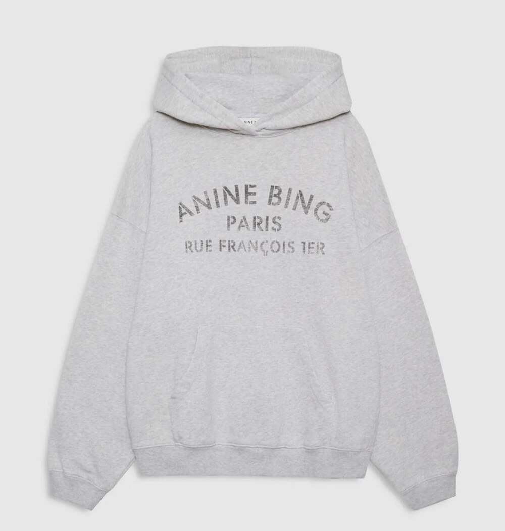 ANINE BING Harvey Sweatshirt Paris Stencil size Medium